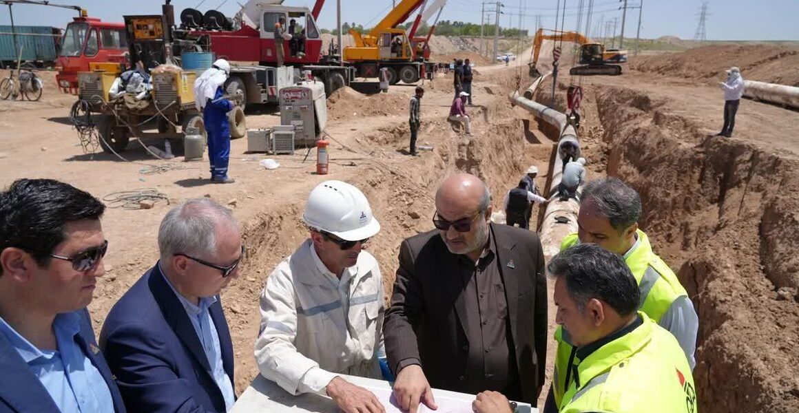 تزریق گاز به خطوط انتقال تقویتی شهرستان‌های جاجرم و گرمه