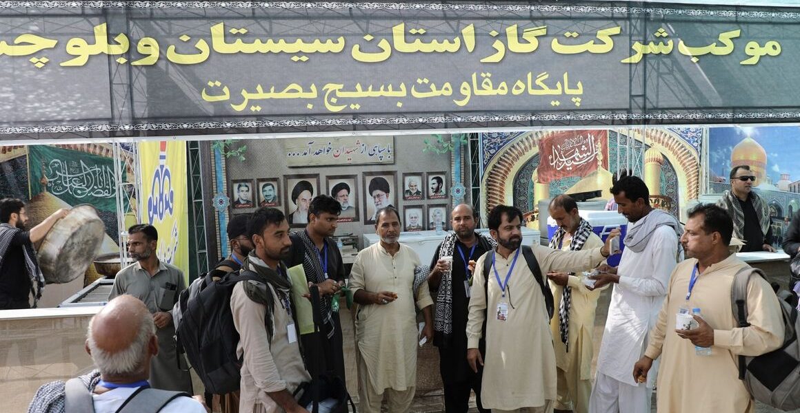خدمت‌رسانی به زائران پاکستانی اربعین ازسوی شرکت گاز سیستان‌وبلوچستان