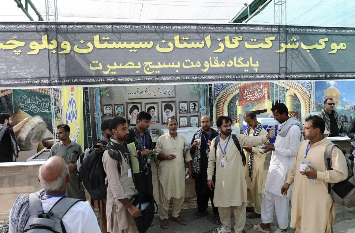 خدمت‌رسانی به زائران پاکستانی اربعین ازسوی شرکت گاز سیستان‌وبلوچستان