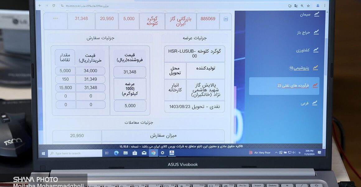 رونق گوگرد به بورس کالای ایران