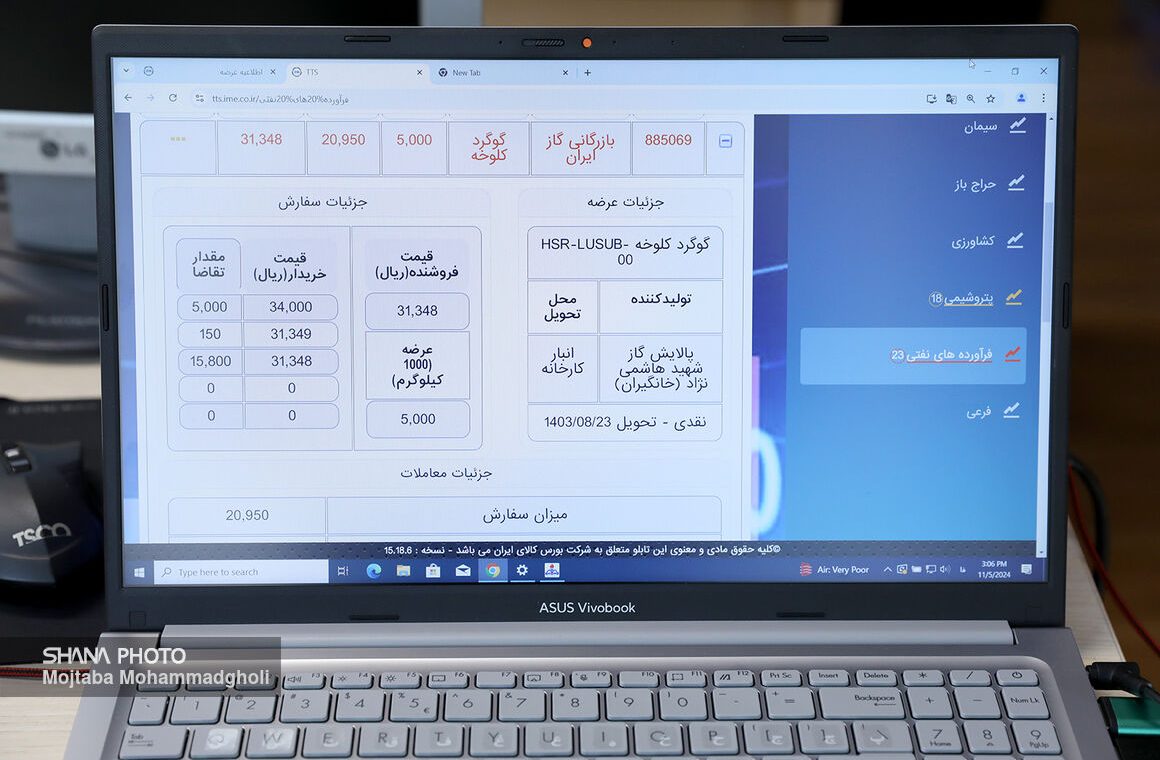 رونق گوگرد به بورس کالای ایران